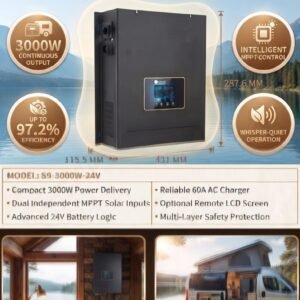 3000W All-in-One Solar PV Inverter - 98% High Conversion Efficiency
