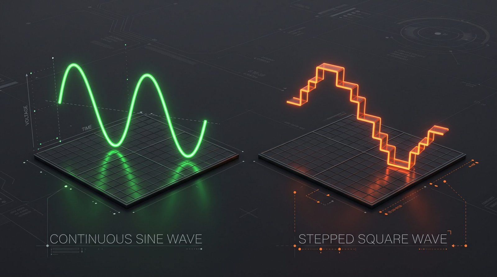 Pure Sine Wave vs Modified Sine Wave Quality Comparison